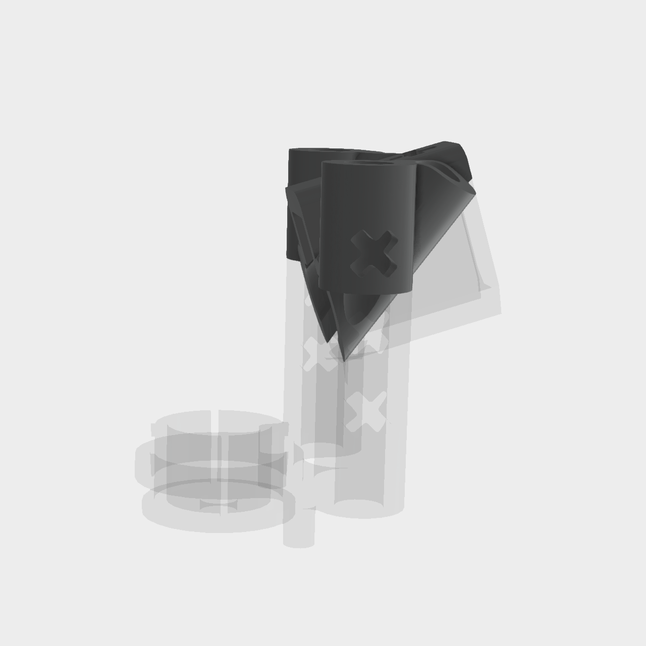 Back VTX Antenna mount L/S for D3.5mm